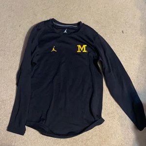 Jordan U of M long sleeve